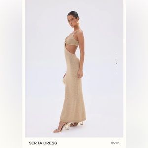 CULT GAIA SERITA DRESS SAND Size Small
